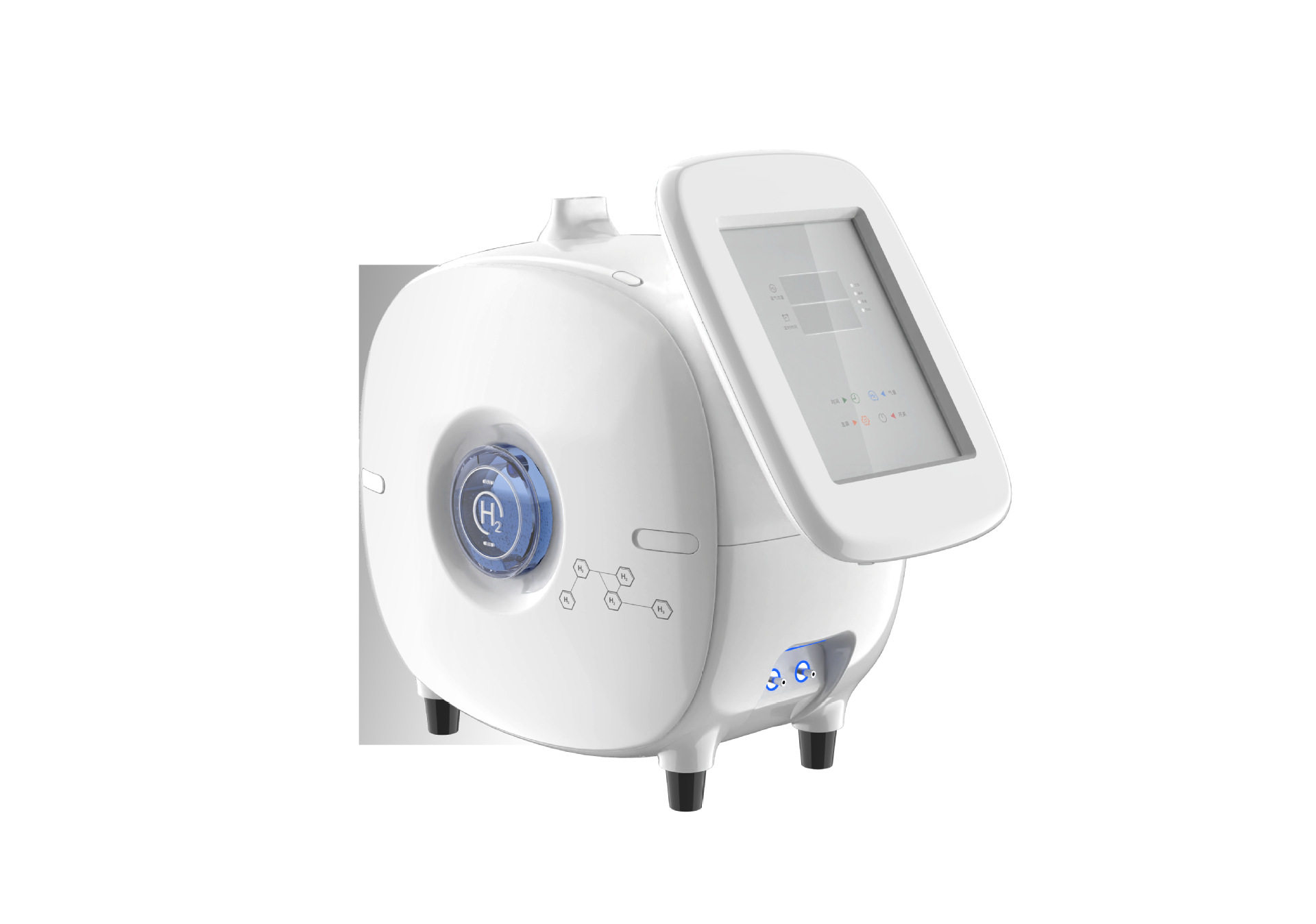 仪健家用双人吸氢机 600ml/min高纯度氢气发生器 氢养机源头