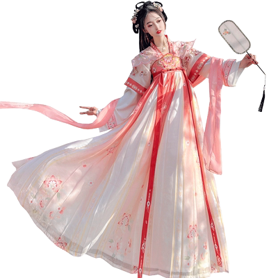 原创唐制汉服女中国风齐胸襦裙