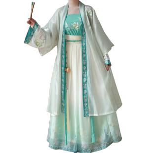 慕晴瑶原创宋制汉服女【初之夏】褙子吊带三件套夏季日常小个子