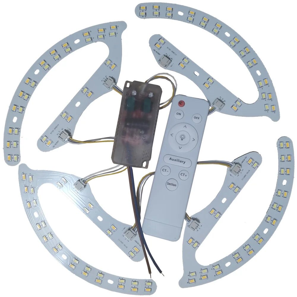 LED风扇灯吸顶改装替代贴片灯芯图片