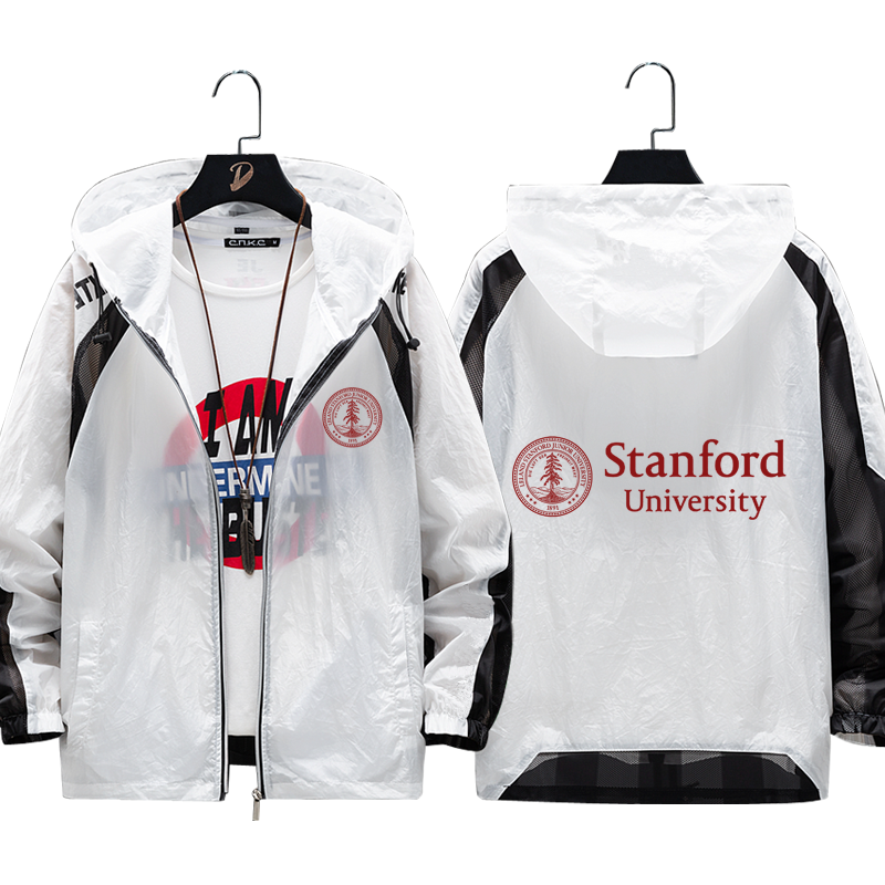 美国斯坦福大学衣服夏校友会Stanford学生薄款防晒夹克外套周边jl