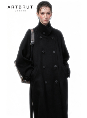 artbrut “伦敦的工作日”全羊毛双排扣大衣