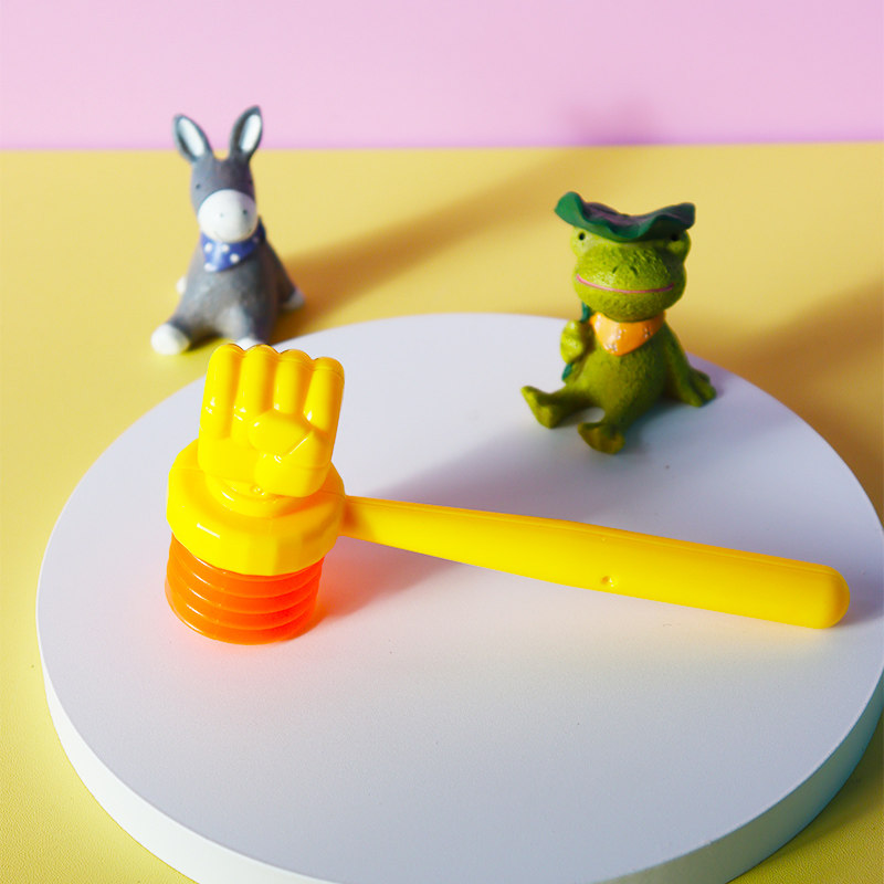 早教幼儿园儿童迷你柔软互动小号玩具教具打地鼠游戏双头敲打锤子