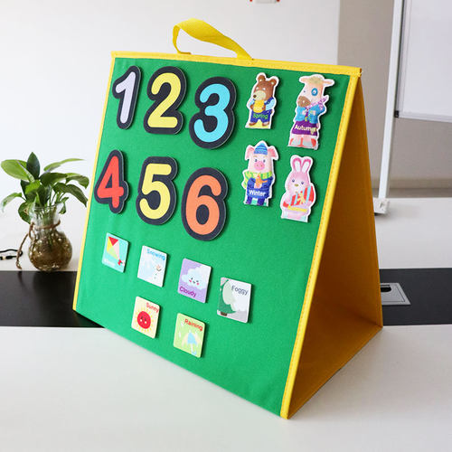 毛毡教学板课堂互动教具