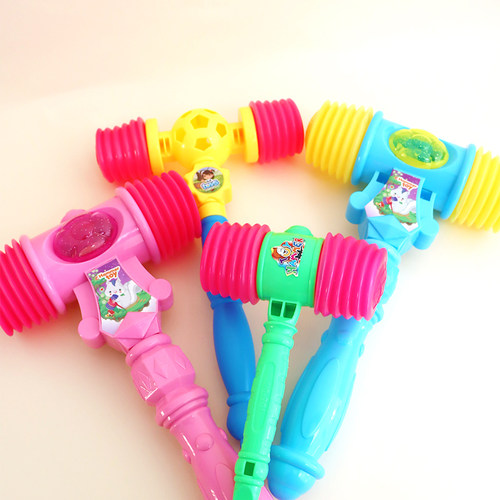 大号BB锤打地鼠双头塑料发声响锤