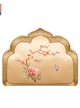 皇锦手绣如意靠垫-一团和善HJ12780