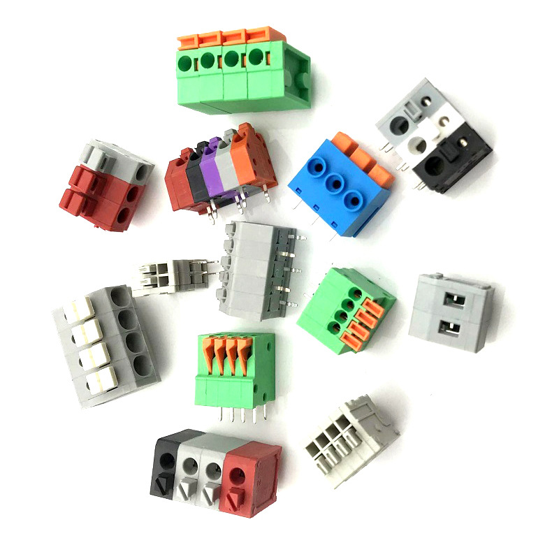 免螺丝按压式PCB弹簧按压线