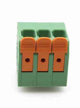 推杆式大电流PCB弹簧式接线端子 20A免螺丝 DG2204V