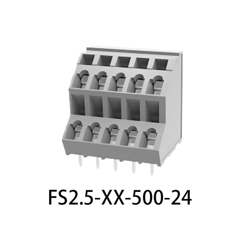 5.0mm弹簧式PCB接线端子柱DG245H2/KFM736/ZFKKDS1.5C凤凰1889301