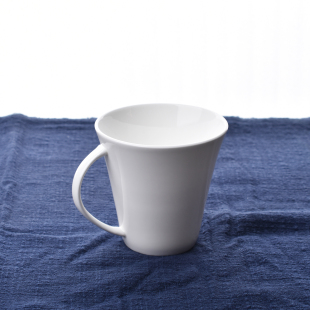 西餐红茶杯果茶杯 单杯骨瓷茶杯酒店餐厅会所陶瓷杯轻奢纯白西式