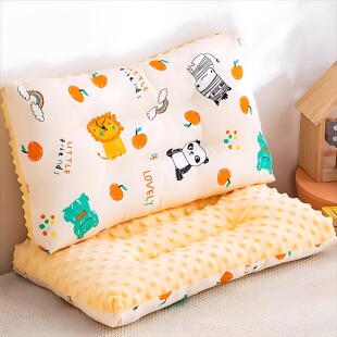 2026婴儿枕头儿童小枕头纯棉1-2-3-6岁宝宝定型安抚豆豆枕可机洗