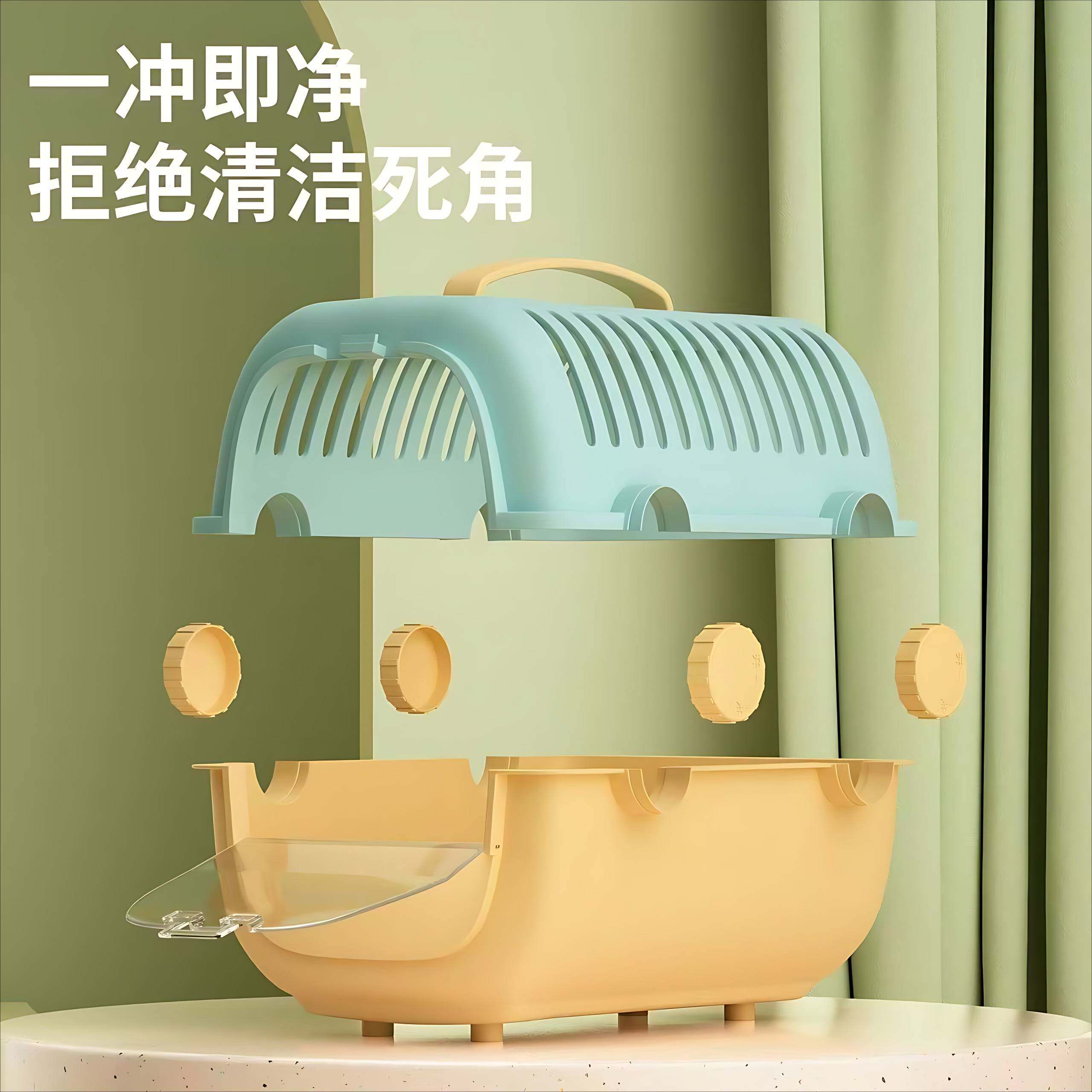 兔笼子家用兔子专用手提便携配与