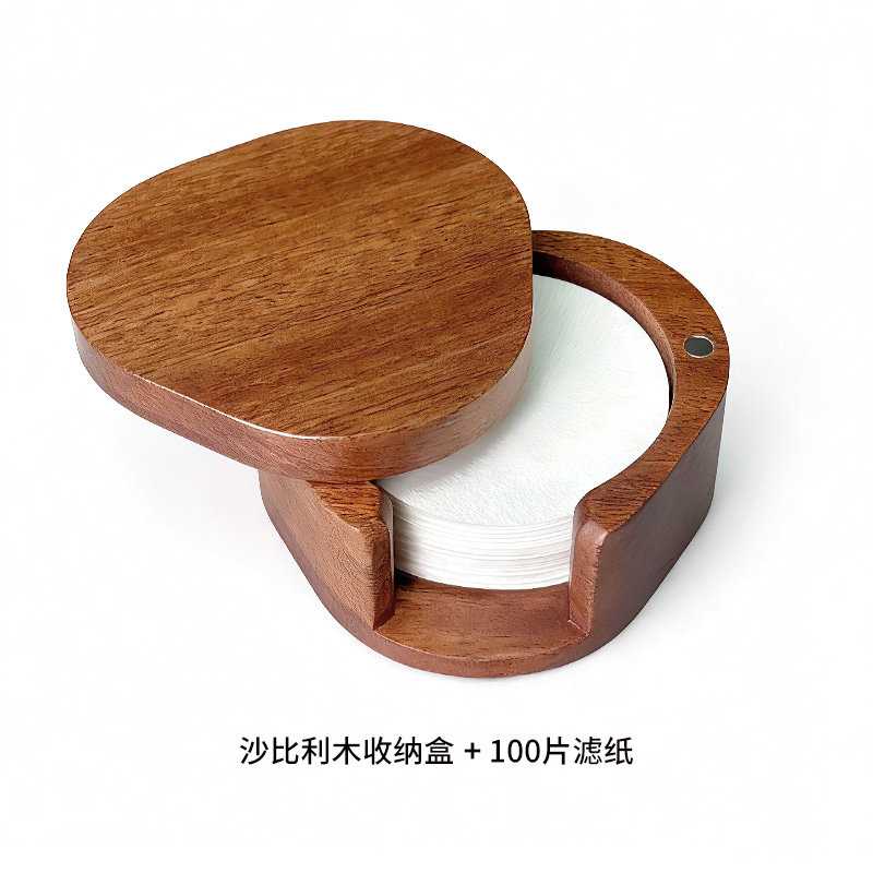 咖啡滤纸收纳盒58mm防尘设计适配