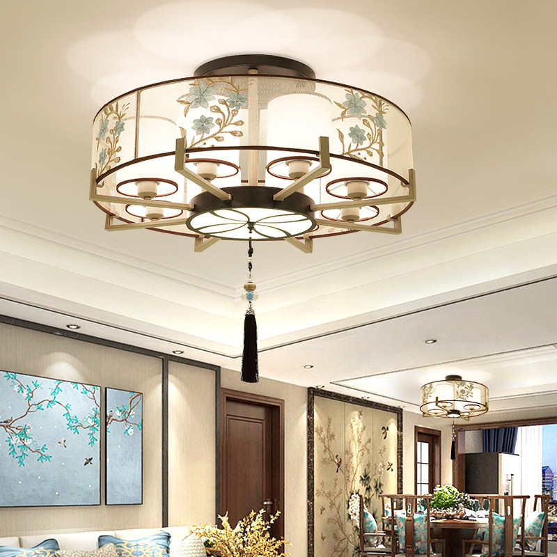 厂家新款客厅吸顶灯中国风禅意书房卧室灯新中式酒店茶楼包间灯具,家装灯饰光源,客厅吸顶灯,淘宝优惠券,粉丝福利购,淘宝优惠卷