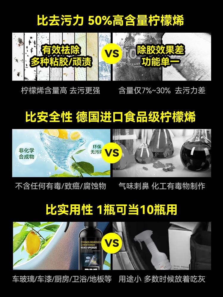 适用于除胶剂家用万能强力去胶剂汽车玻璃胶粘胶清除剂不干胶去除