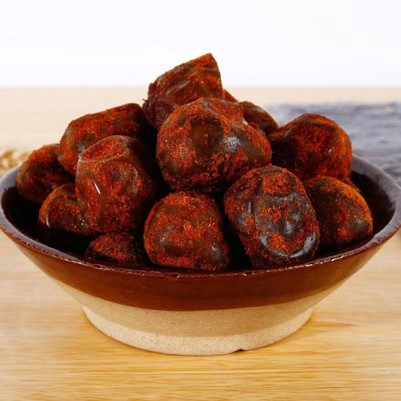 微辣味青酸枣香辣野生酸梅枣酱果酸找梅办公室休闲零食小吃果脯