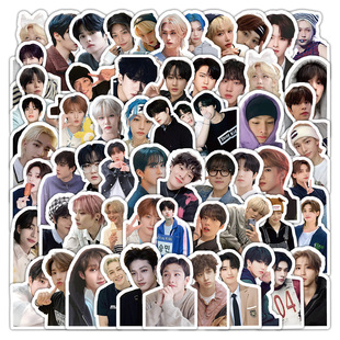 60张Stray Kids 明星应援周边涂鸦贴纸可DIY装饰手机壳水杯行李箱