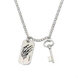 适用于夏以昼祁煜吊坠项链When u come back锁骨链生日礼物