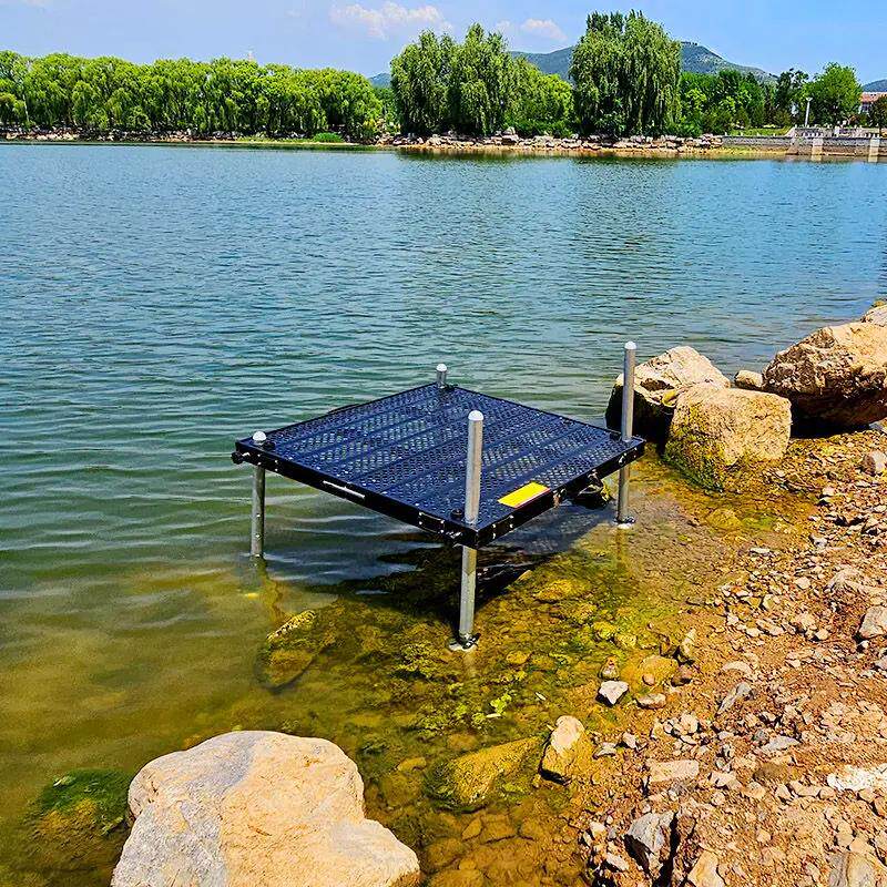 海锐镂空钓台2023新款多功能便携铝合金折叠深水钓鱼大钓台