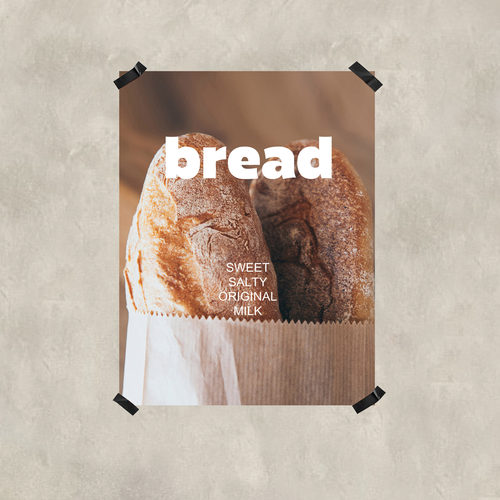 咖啡馆甜品店纸质印刷画芯海报