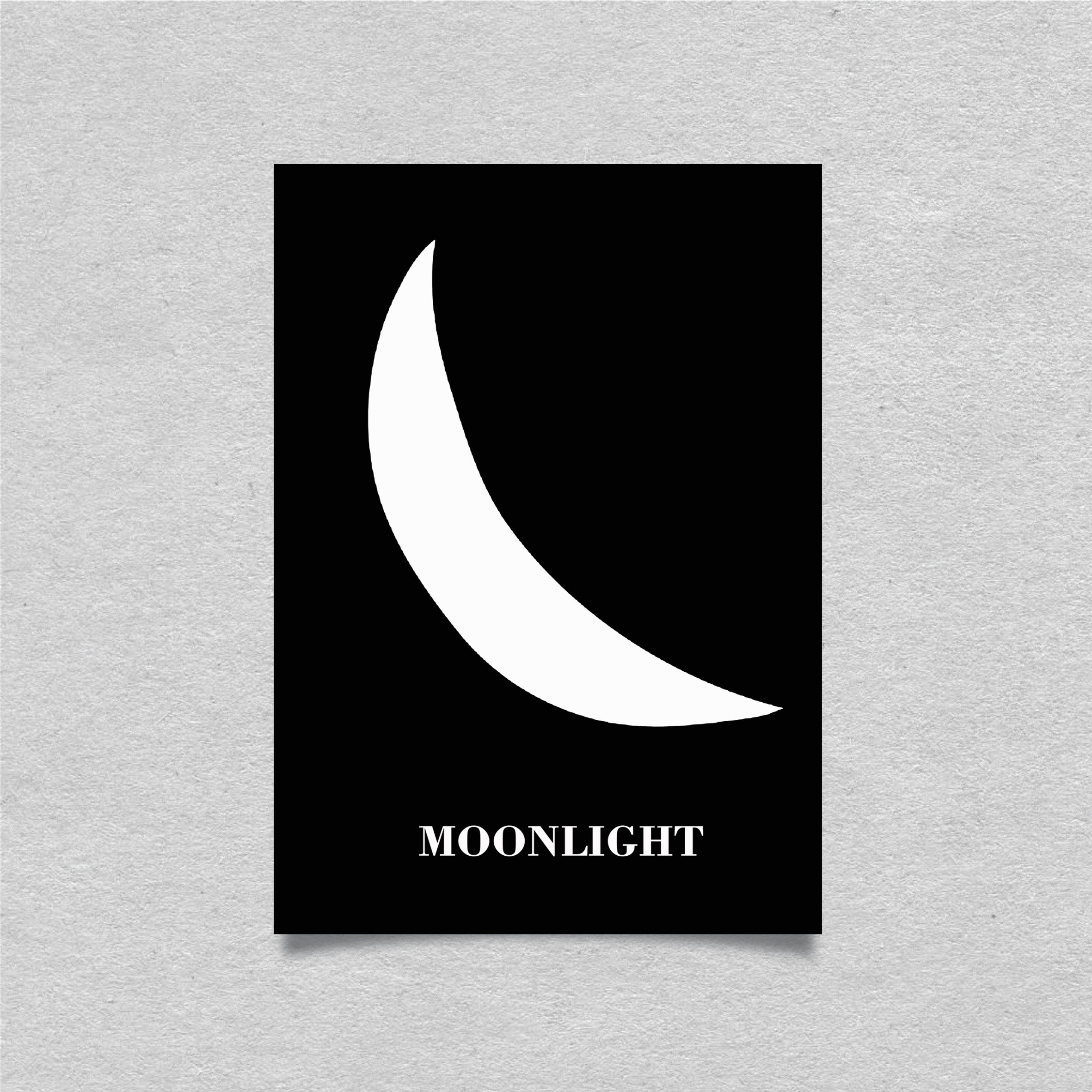 artdeplab弯弯月亮拍照道具海报