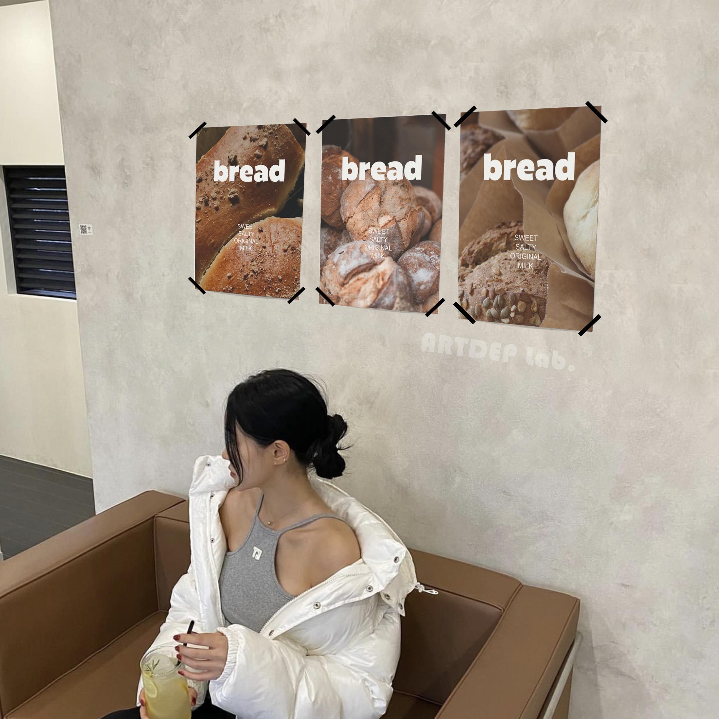 咖啡馆甜品店静物摄影画芯海报