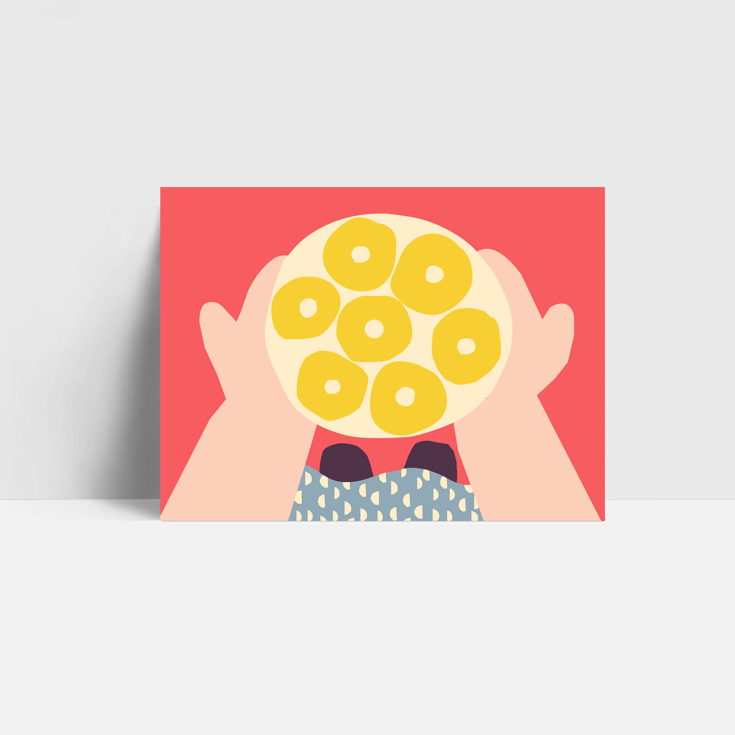 artdeplab粉色可爱道具大卡片