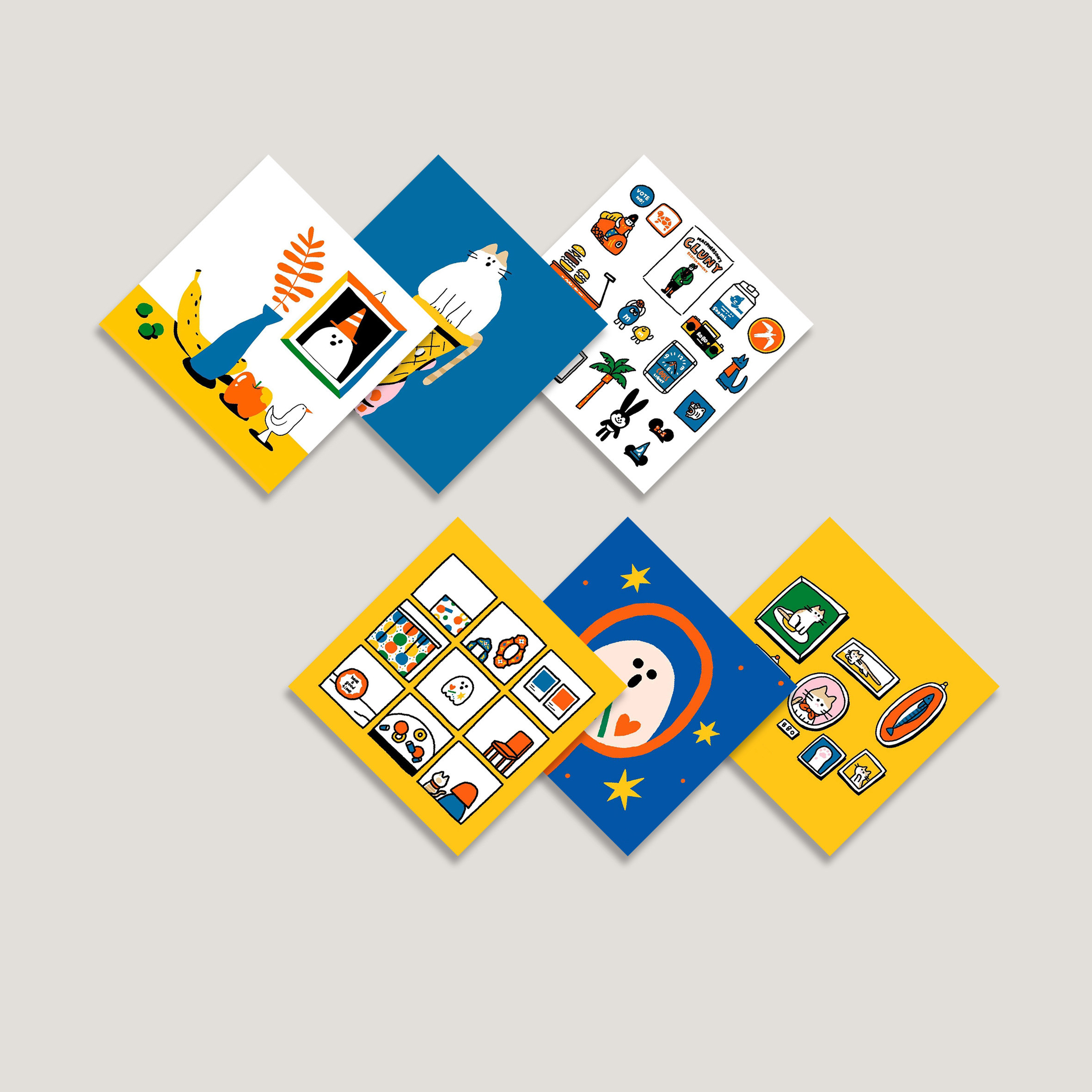 ARTDEPLab抽象趣味卡通动物系