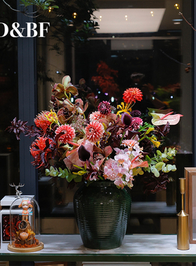 BDBF官方店[清风系列]高级简约家居鲜花白色百合器陶瓷花瓶罐摆件