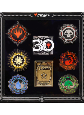 现货 Fanthful MTG万智牌 授权官方正品金属徽章套装周边 一套8只