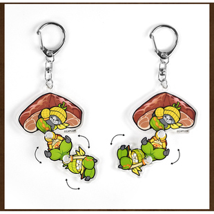 【怪物猎人】艾露猫摇摇挂件 亚克力钥匙扣怪猎荒野周边