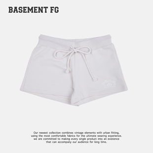 BASEMENTFG美式复古抽绳运动短裤女休闲显瘦261130034096