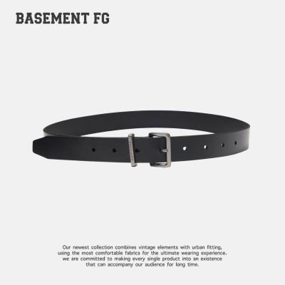 BASEMENT FG 美式复古简约百搭休闲腰带 244160021001