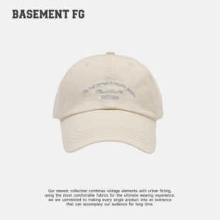BASEMENT FG美式复古简约百搭休闲棒球帽254010034009