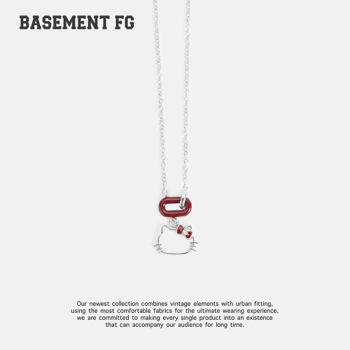 BASEMENT FG xHello Kitty美式复古休闲百搭项链252110104001