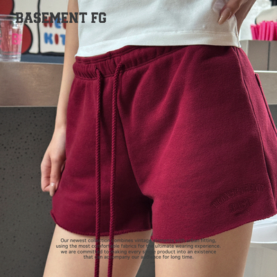BASEMENTFG运动短裤女时尚休闲百搭抽绳短裤261130049067