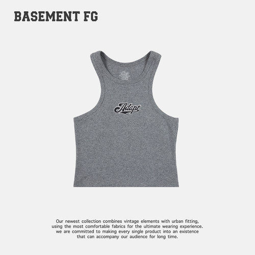 BASEMENT FG  夏季圆领休闲百搭字母印花通勤背心女 241010439022