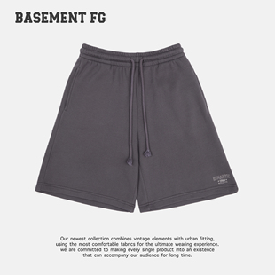 BASEMENT FG格雷系短裤五分裤宽松休闲运动裤261130011013