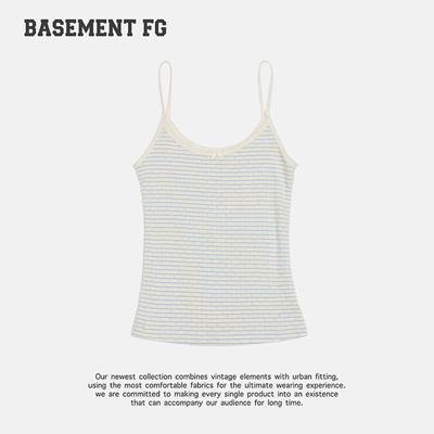 BASEMENT FG 美式复古简约百搭休闲修身吊带背心女 251010108041