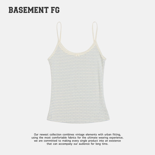 BASEMENT FG 美式复古简约百搭休闲修身吊带背心女 251010108041