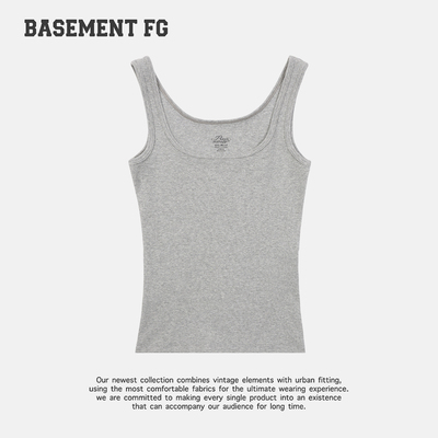 BASEMENTFG极简风针织背心女内搭外穿无袖上衣百搭261010239022