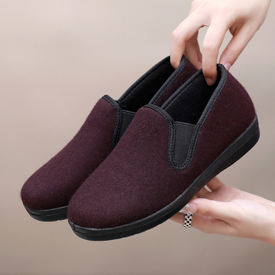 老北京布鞋软底防滑保暖舒适