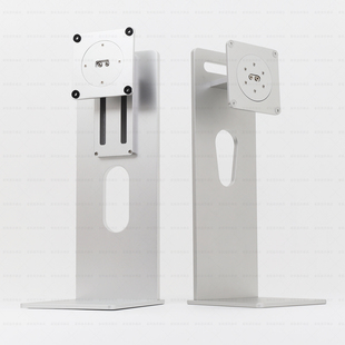 XDR风铝合金银色旋转升降显示器27 34寸支架电脑屏幕VESA孔100