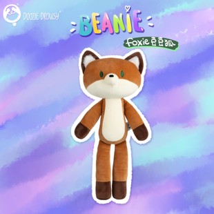 豆豆眼Beanie系列 Foxie狐貍毛絨公仔 DROWSY 吾優無憂DOOZIE