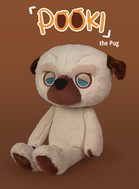 DOOZIE DROWSY小狗玩偶可爱抱睡公仔起床气奶凶狗狗男生女生礼物