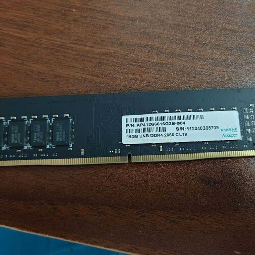售前询价议价宇瞻Apacer DDR4 16GB 2666MHz 桌上型电腦
