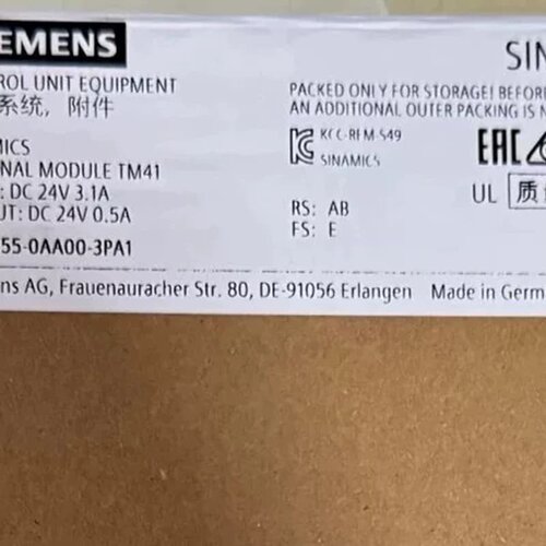 售前询价TM41終端模块6SL3055-0AA00-3PA1功(议价)