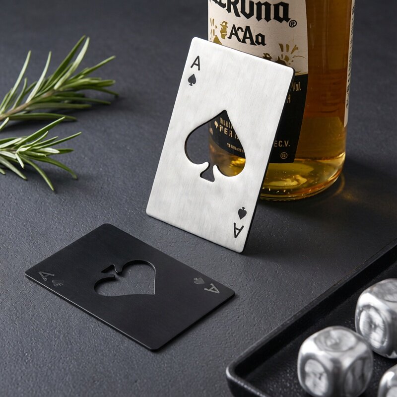 黑桃A创意啤酒开瓶器不锈钢开瓶器启瓶器啤酒起个性开酒器