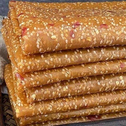 湖南特产红薯片酸枣刮片子干皮芝麻手工小地瓜片益阳农家自制有糖