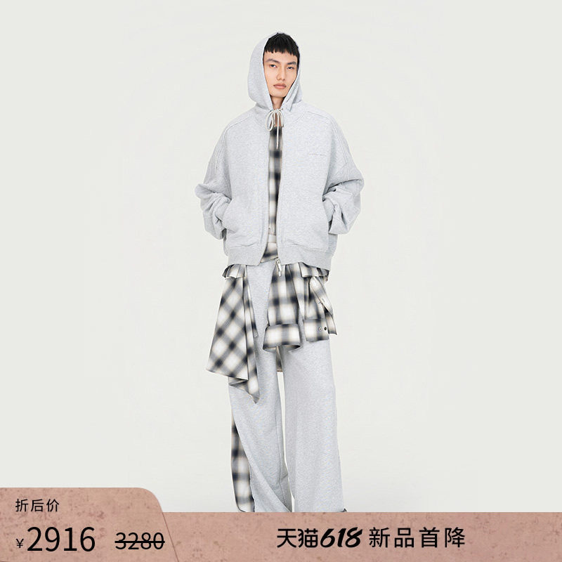 【新品首降】明星同款FengChenWang26春夏拉链帽衫男女款运动卫衣